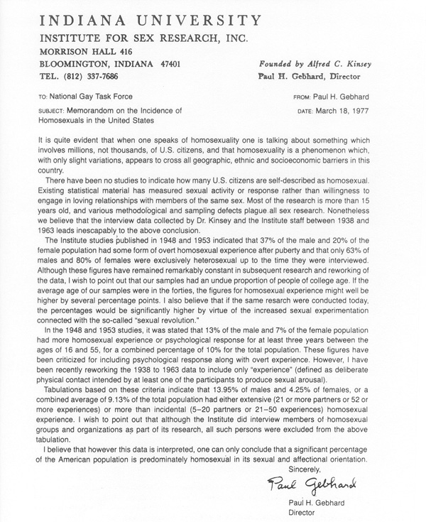 Gebhard memo